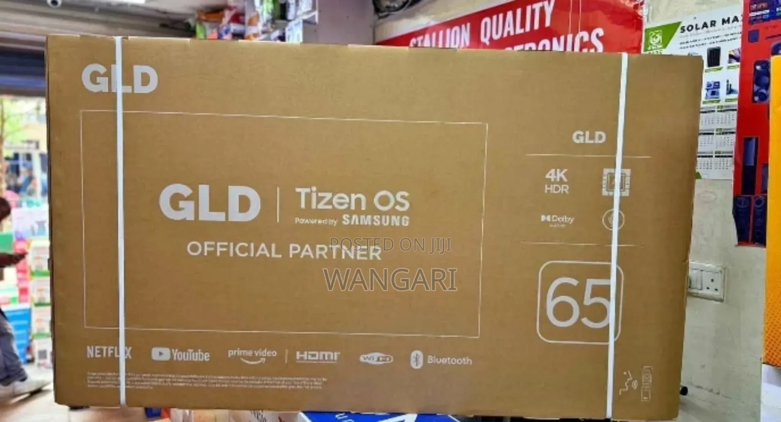 Bluetooth Enabled GLD 65 Inch Smart Television