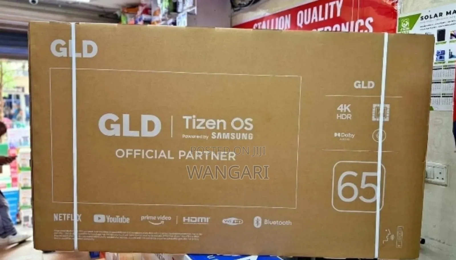 Bluetooth Enabled GLD 65 Inch Smart Television