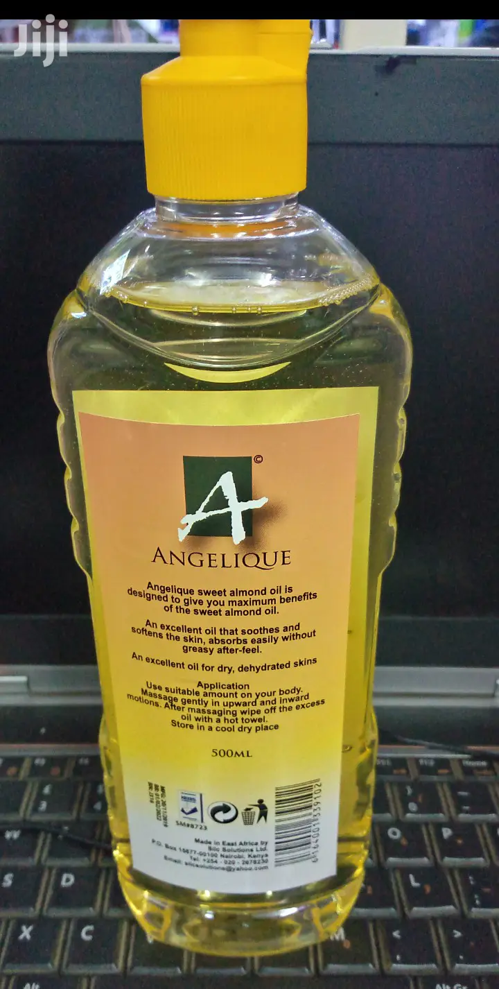 500ml Almond Angelique Massage & Aromatherapy Oil.