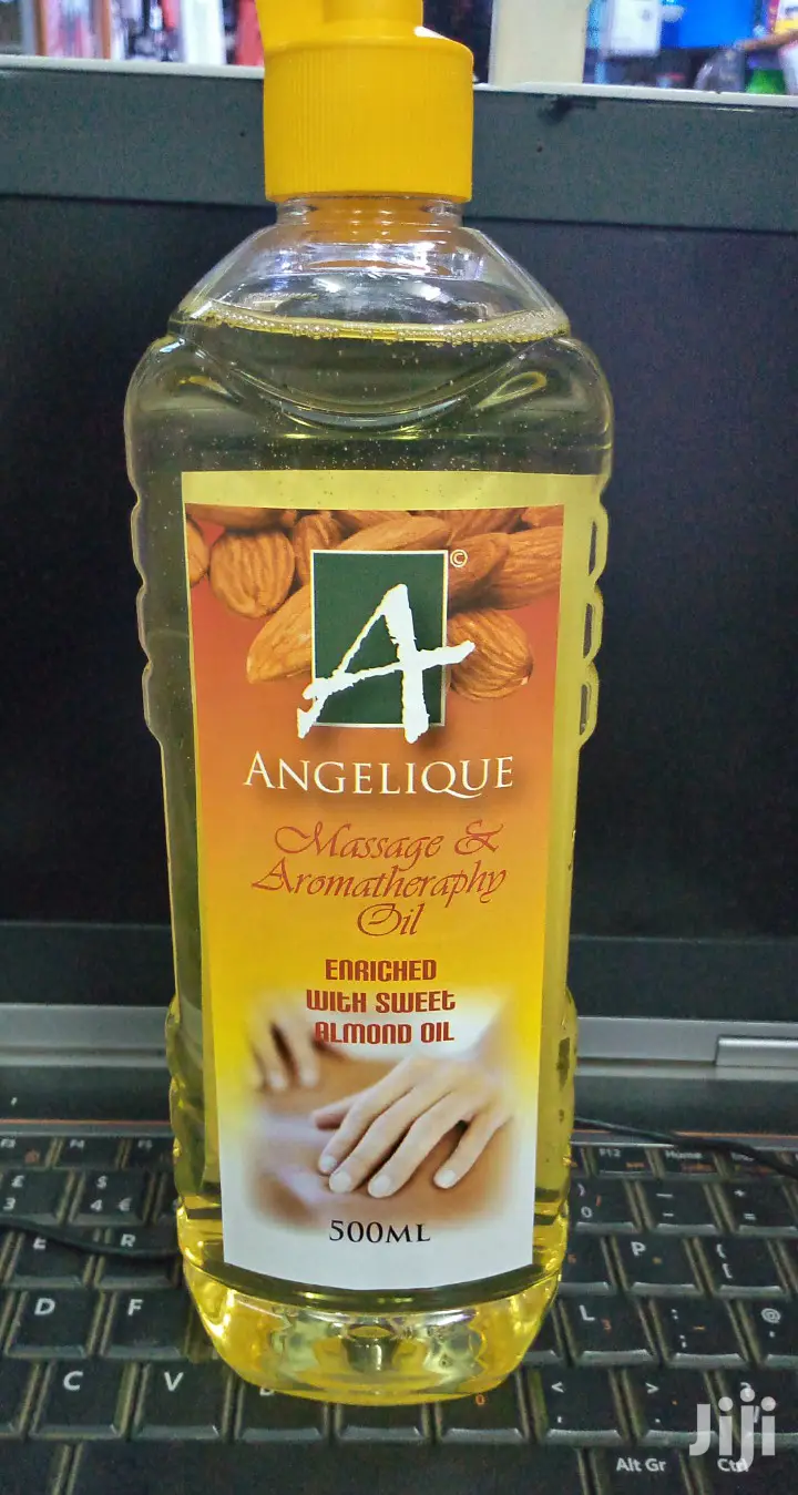 500ml Almond Angelique Massage & Aromatherapy Oil.