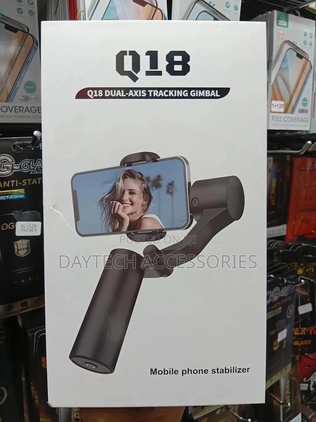 Q18 Gimbal Stabilizer for Smartphones 2-Axis Selfie Stick Tripod