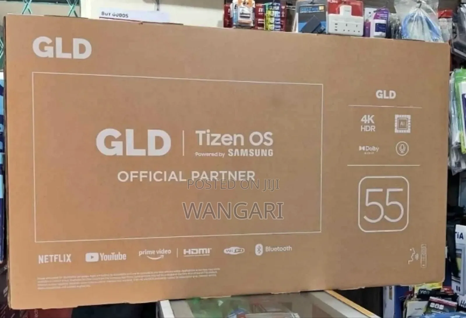 Frameless Design GLD 55 Inch Smart Television