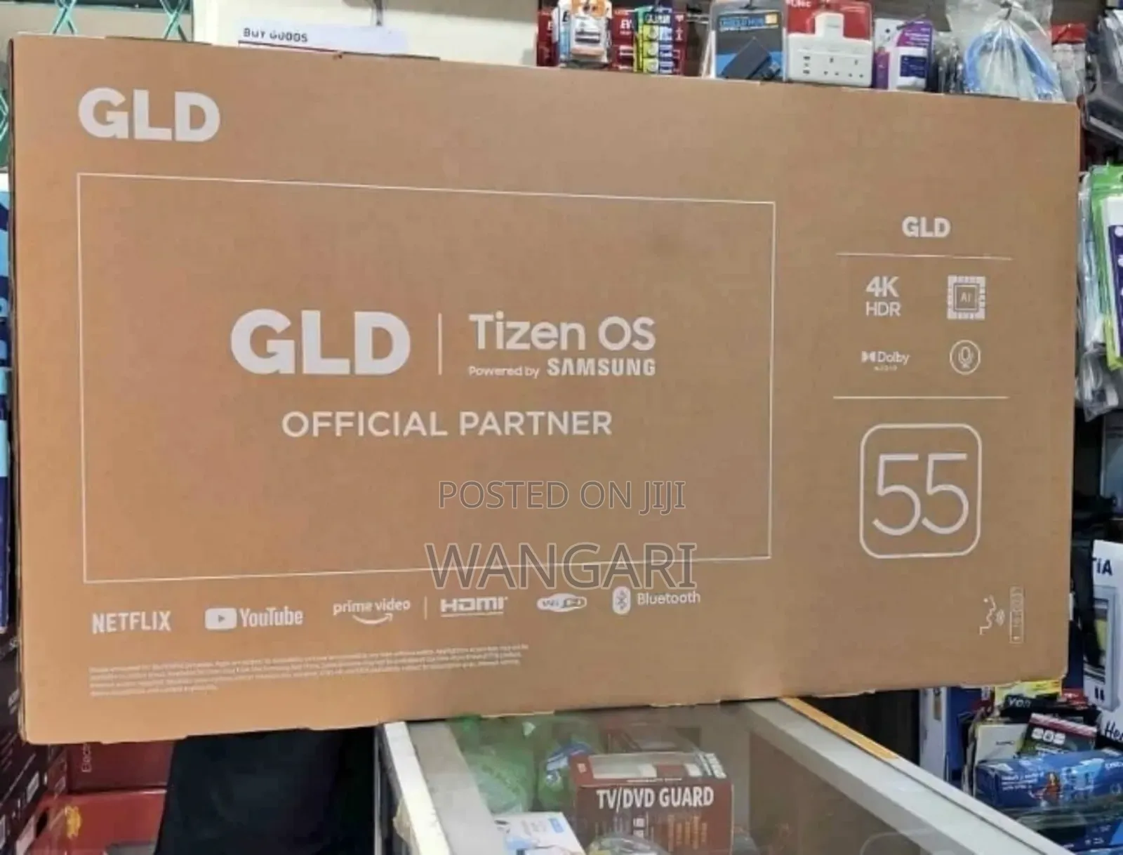 Frameless Design GLD 55 Inch Smart Television