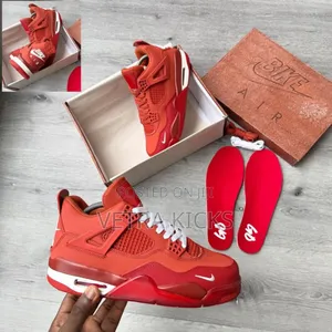 Air Jordan 4 Brick by Brick in Red Colourway