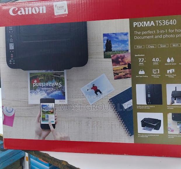 Canon Pixma Ts3640 Compact Wifi Printer Scan Copy Usb