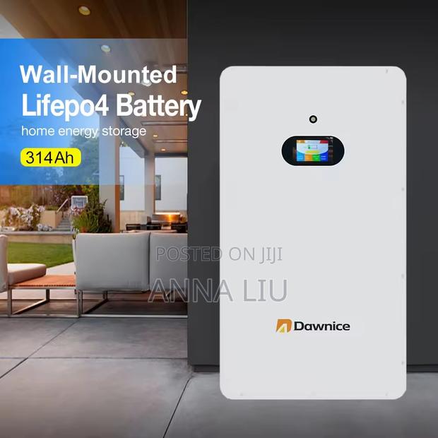 Dawnice 16kwh Wall-Mount Solar Battery 51.2v 314ah Lifepo4