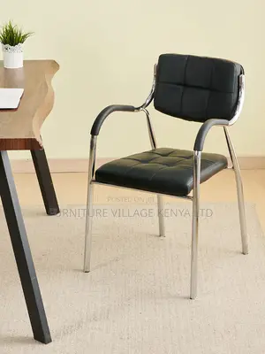 Office Chair; Pu Leather Catalina Visitor's Office Chair