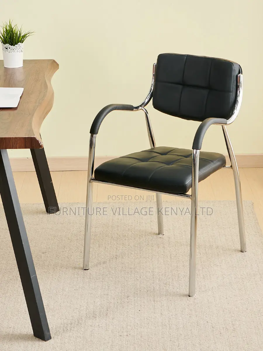 Office Chair; Pu Leather Catalina Visitor's Office Chair