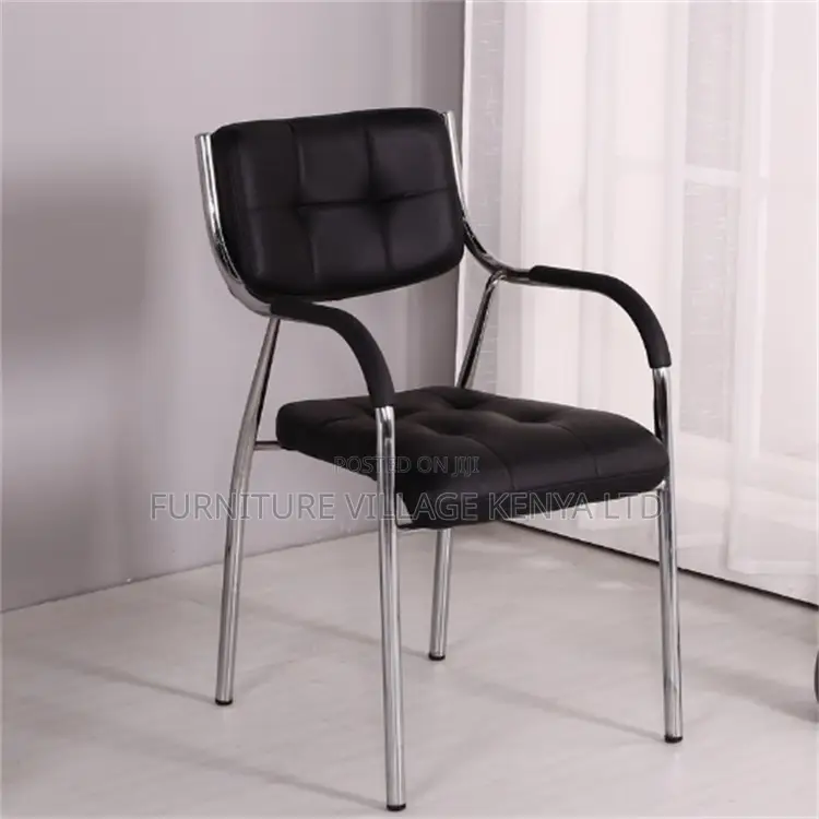 Office Chair; Pu Leather Catalina Visitor's Office Chair