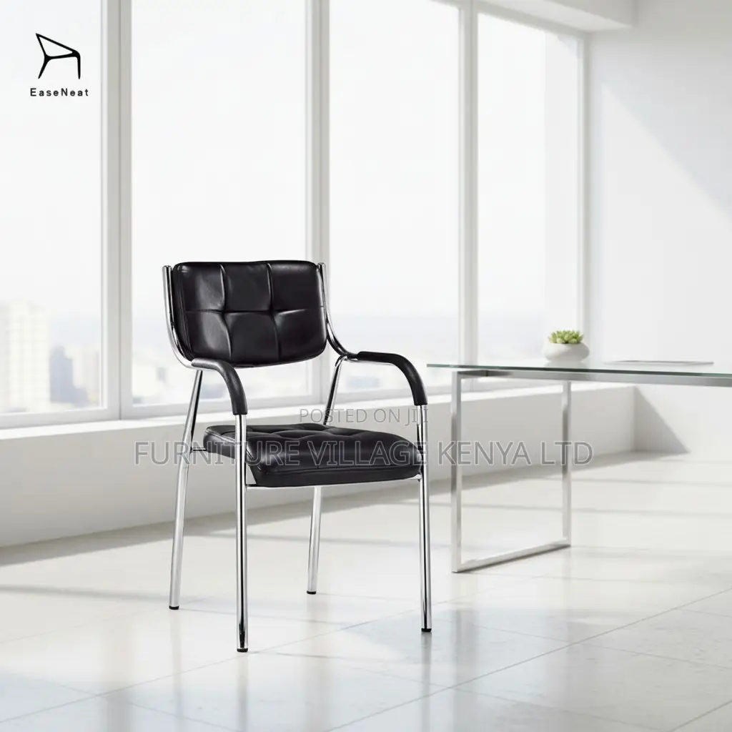 Office Chair; Pu Leather Catalina Visitor's Office Chair