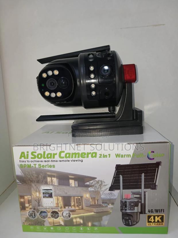 Double Lense Ai Solar Camera 4g/Wifi