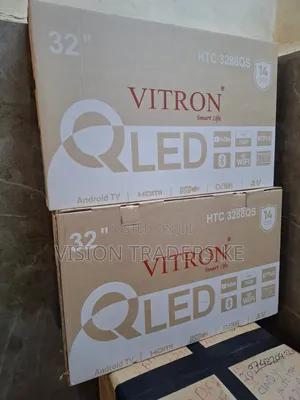 Vitron 32inches Smart Qled Frameless Tv With Bluetooth Connection