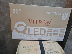 Vitron 32inches Smart Qled Frameless Tv With Bluetooth Connection