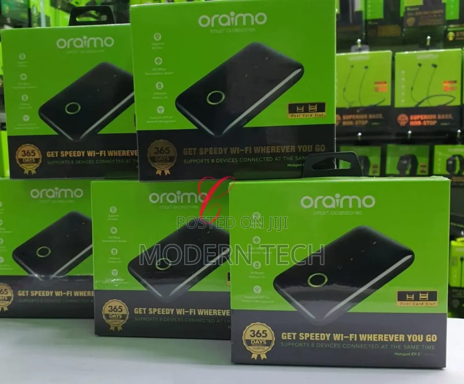 Oraimo Hotspot Elf 2 Mifi 150mbps 4g Dual Simcard Om102
