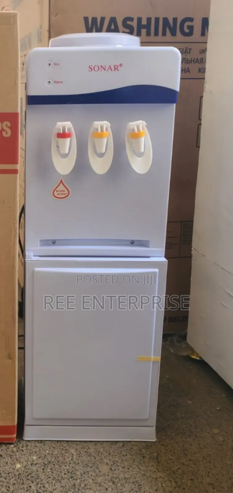 Standing Dispenser Hot And Warm 3 Taps Sonar A7