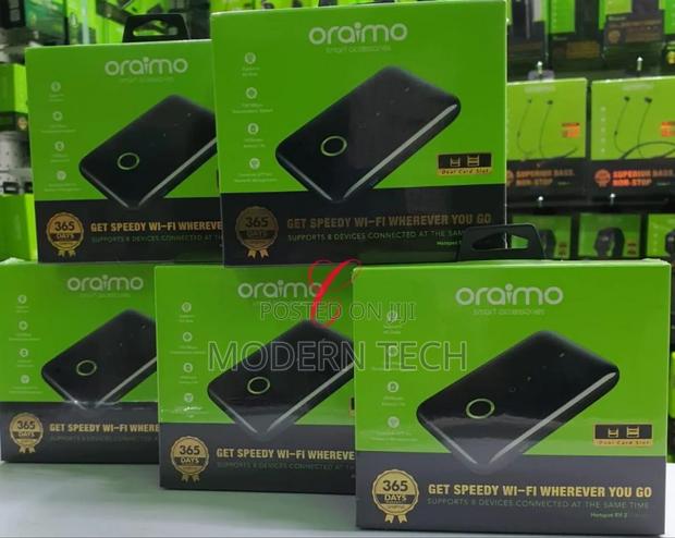 Oraimo Mifi Elf 2 Om102 – 4g Lte Hotspot, 150mbps, Dual Sim - main view