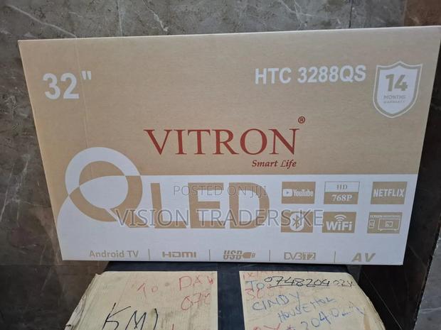Vitron 32inches Smart Qled Frameless Tv With Bluetooth - thumbnail 2