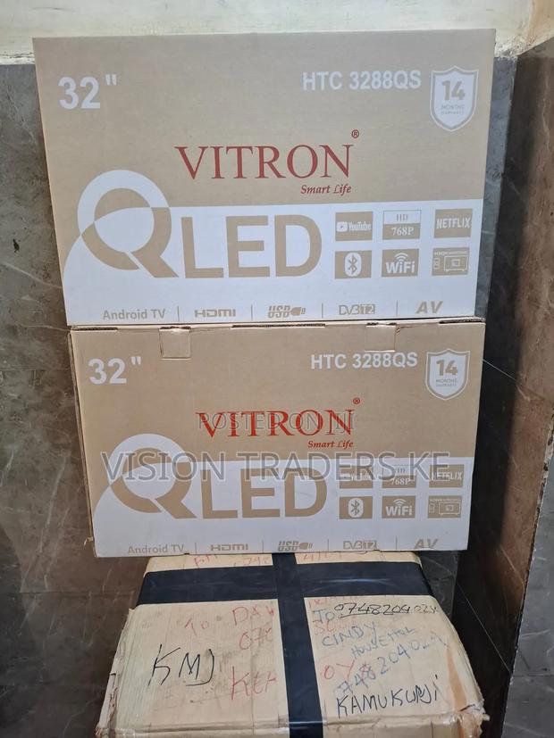 Vitron 32inches Smart Qled Frameless Tv With Bluetooth - thumbnail 3
