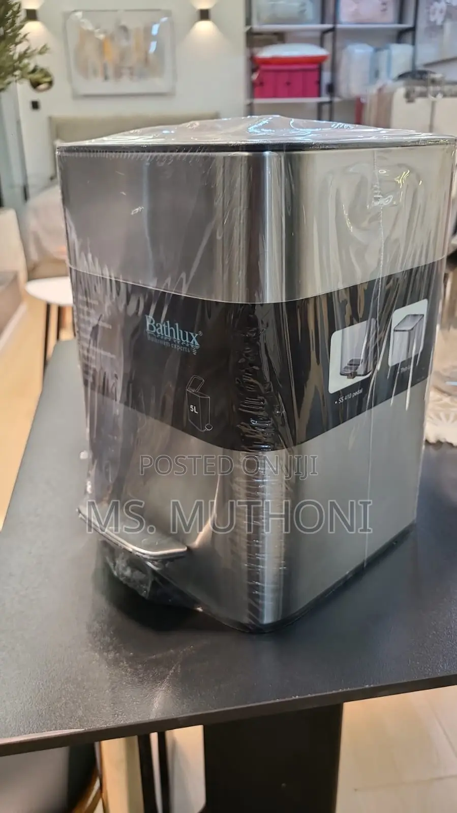 Stainless Steel Pedal Dustbin – 5 Litres