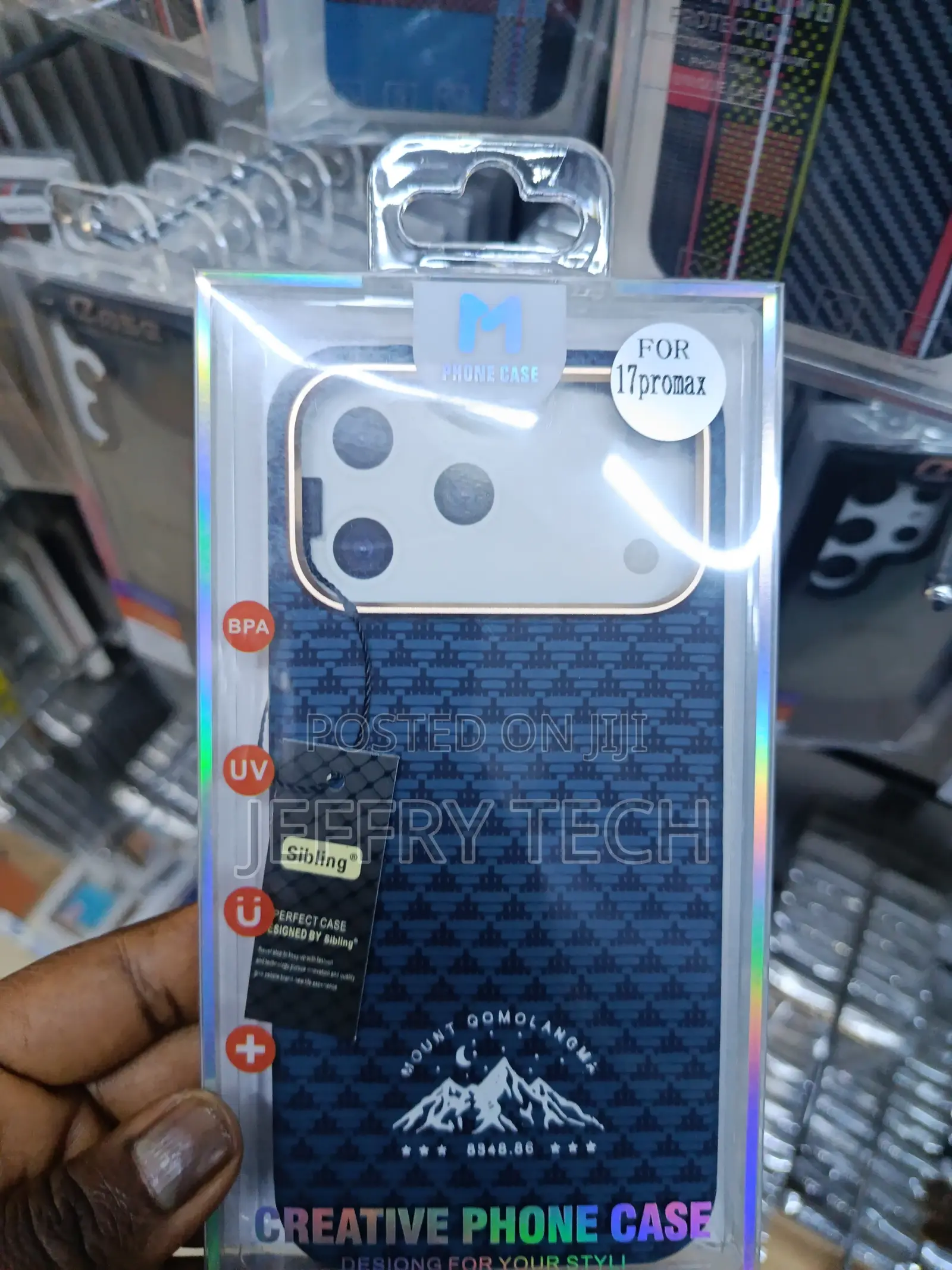 Elefe iPhone 17 Pro Max Carbon Sibling Metal Camera Protection Case