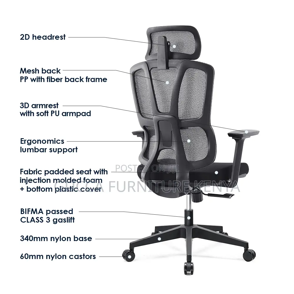 Orthopedic High-back Executive Office Chair