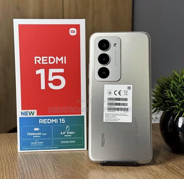 New Xiaomi Redmi 15 256 GB Gray - thumbnail 2