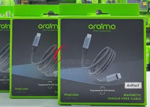 Oraimo Magcable 60w Magnetic* Tangle Free *Type-C to Type-C* Cable