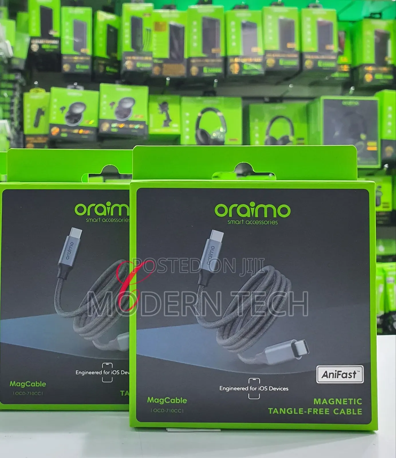 Oraimo Magcable Ocd‐710cc – Tangle‐Free Magnetic 60w Fast Charge