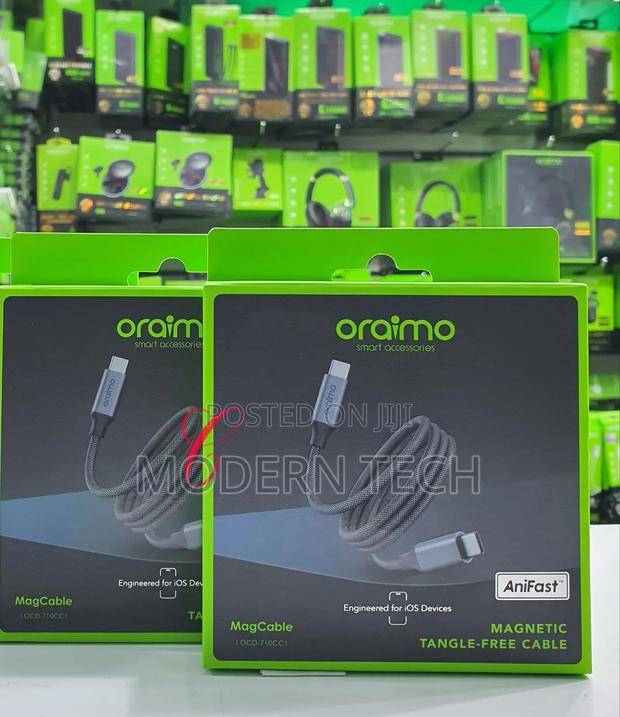 Oraimo Magcable Ocd‐710cc – Tangle‐Free Magnetic 60w Fast Charge - main view