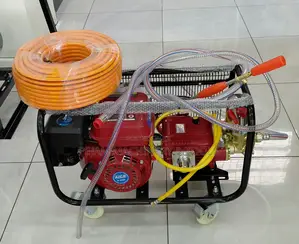 Aico Japan Trolley Sprayer Petrol 8hp Engine With 50m Hose Pipe