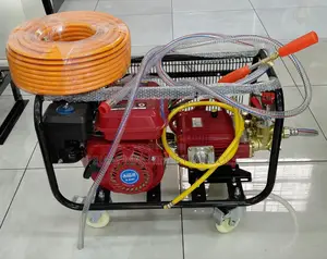 Aico Japan Trolley Sprayer Petrol 8hp Engine With 50m Hose Pipe