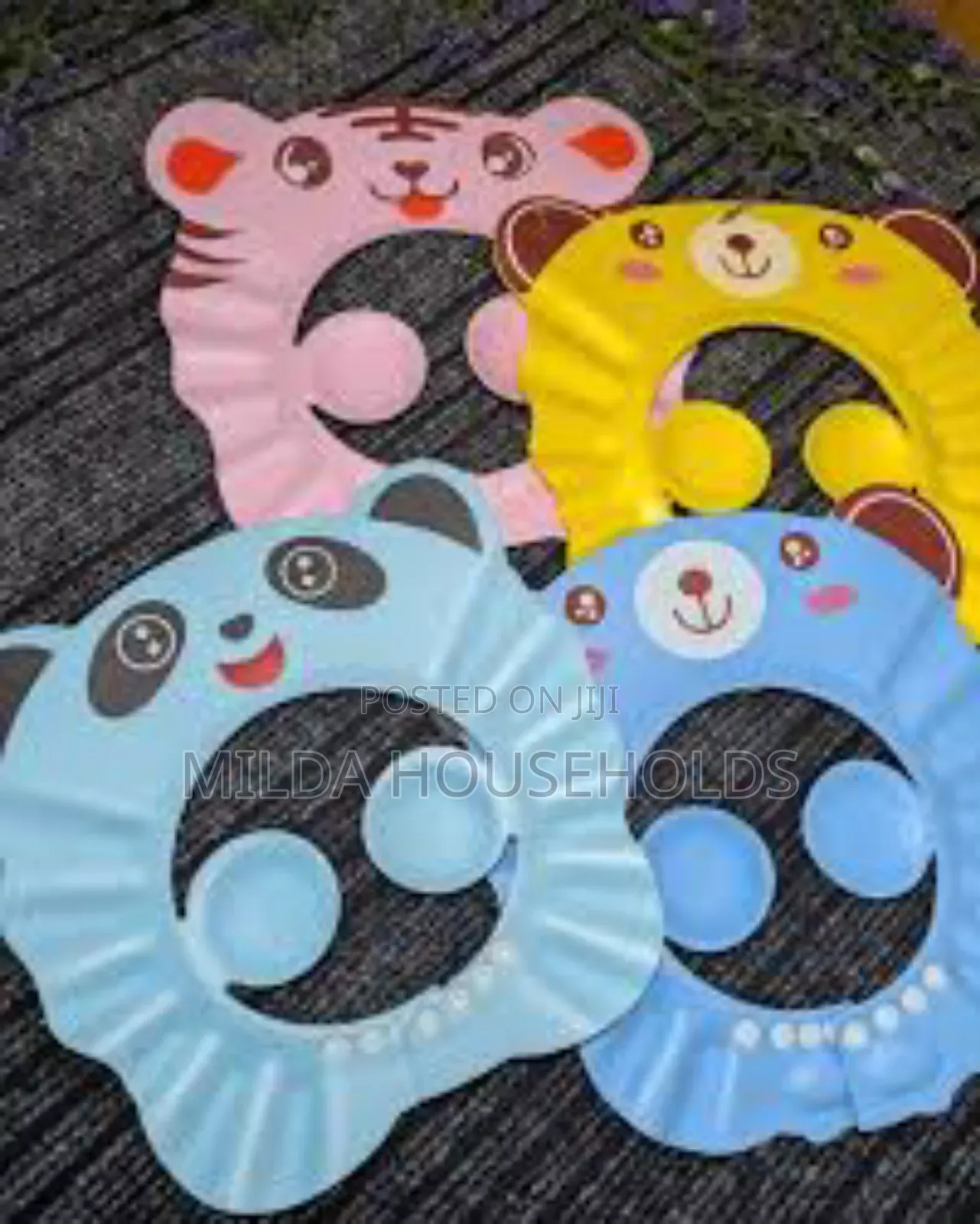 Cute Cartoon Adjustable Baby Shower Hat.