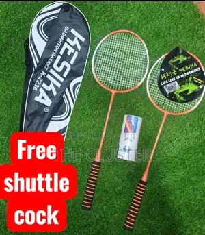 “Complete Badminton Kit – 2 Rackets, Shuttlecocks Bag”