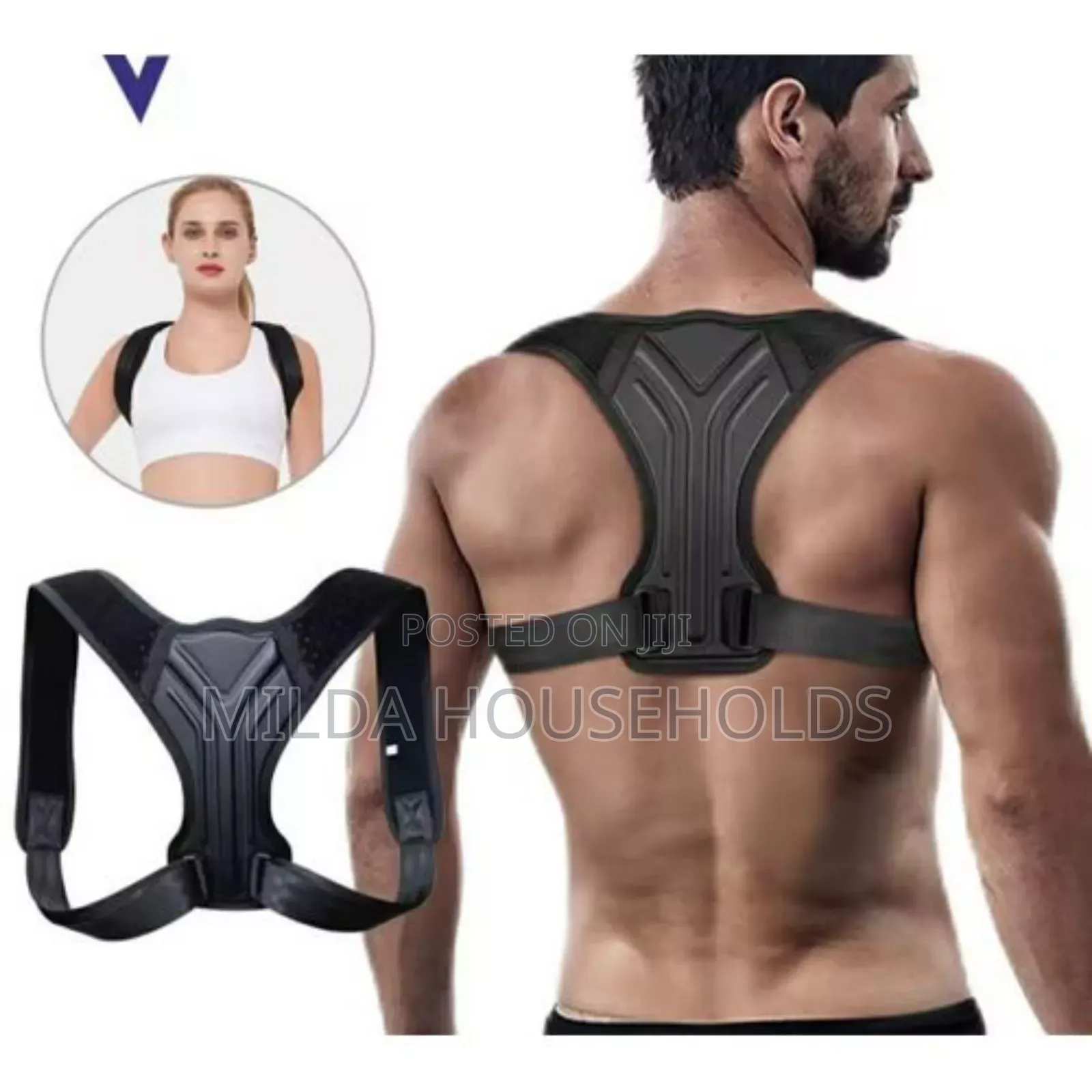 Adjustable Back Shoulder Posture Corrector Belt.