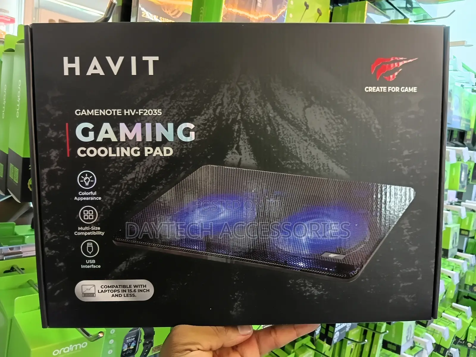 Havit Gamenote Hv-F2035* Pc Series- Laptop Gaming Cooling Pad