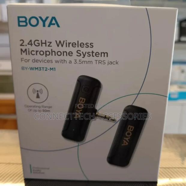 Boya By-wm3t2-m1 Wireless Microphone System.