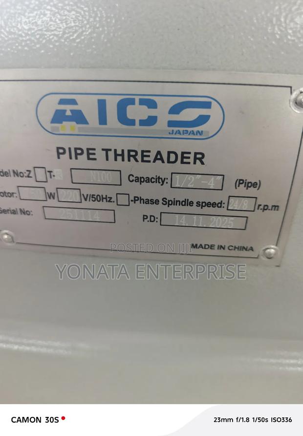 Heavy Duty Pipe Threader 1/2" to 4" - thumbnail 2