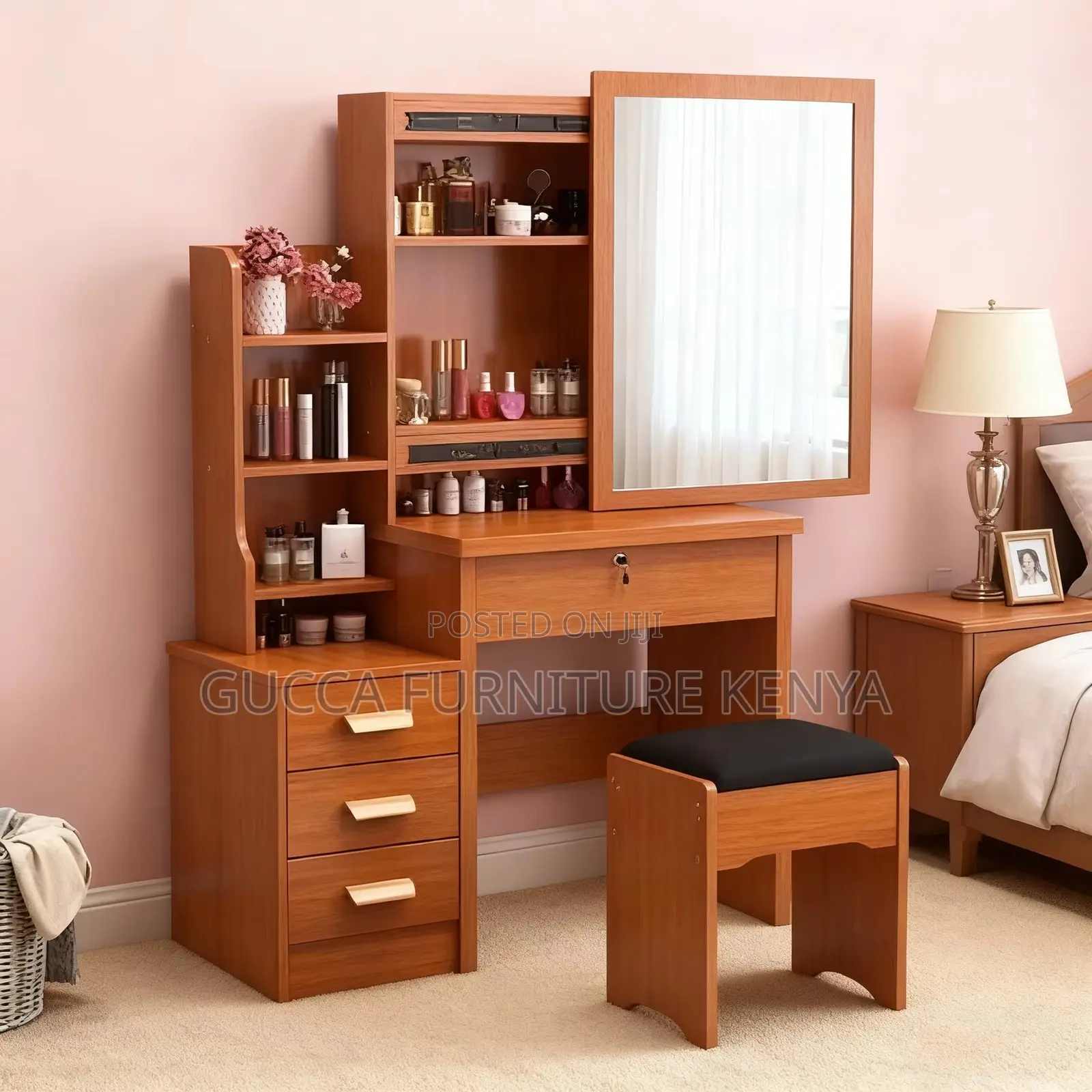 Brown Modern Bedroom Dressing Table