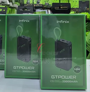 Infinix Gtpower 55w Xp20gt 20000mah Flash Charge Laptop Power Bank