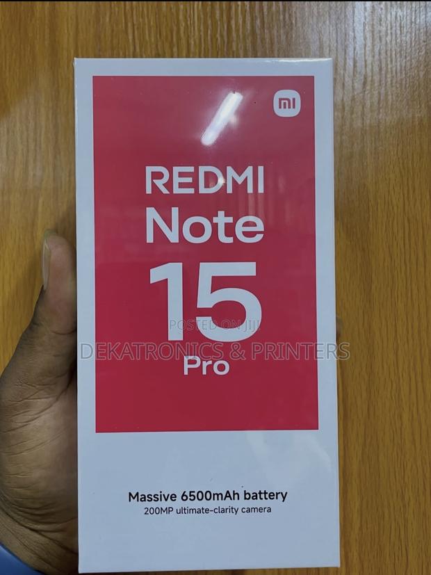 New Xiaomi Redmi Note 15 Pro 256 GB Black - main view