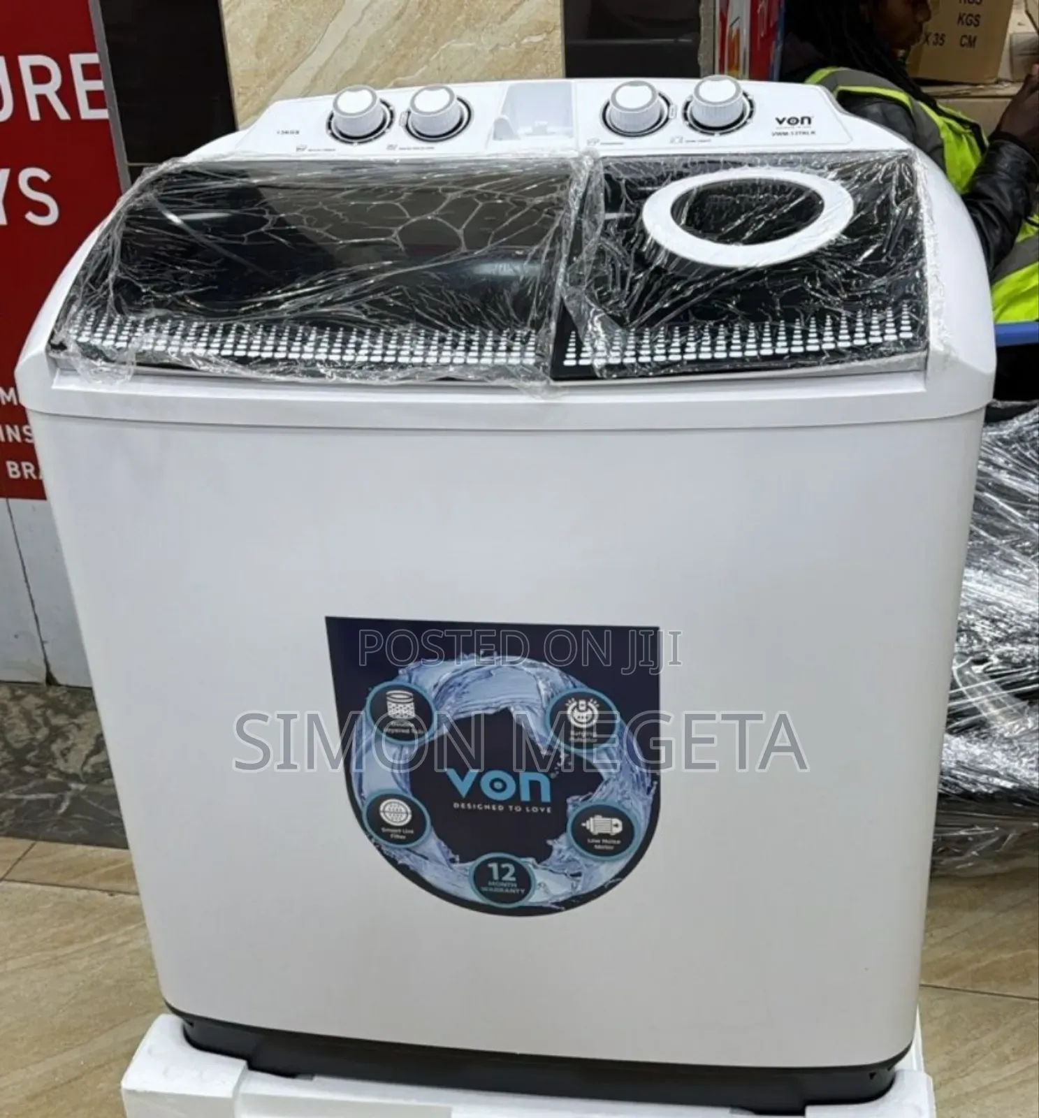 11kg Von Washing Machine