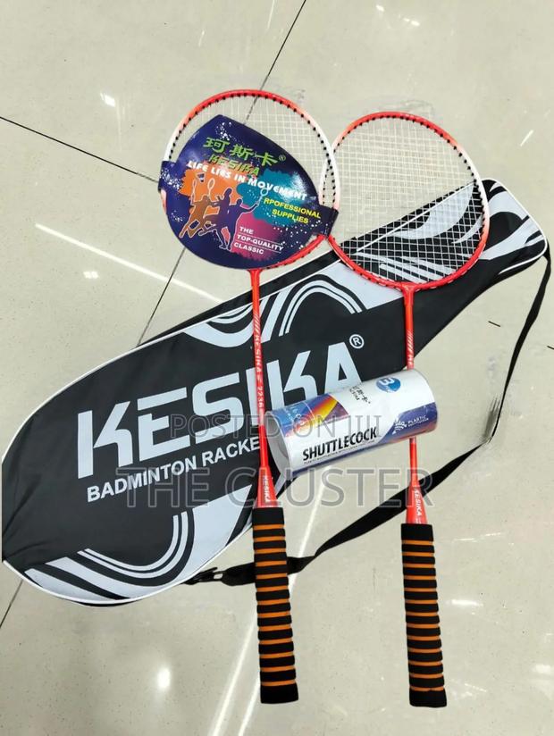 “Complete Badminton Kit – 2 Rackets, Shuttlecocks Bag”