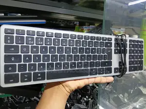 Ultra-Slim Full-Size Wired Keyboard With a Numeric Keypad for Mac