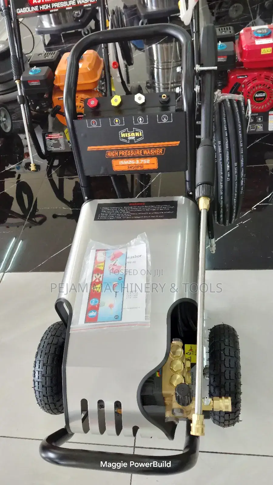 High-pressure Hisaki Japan 3450psi With 5hp Motor