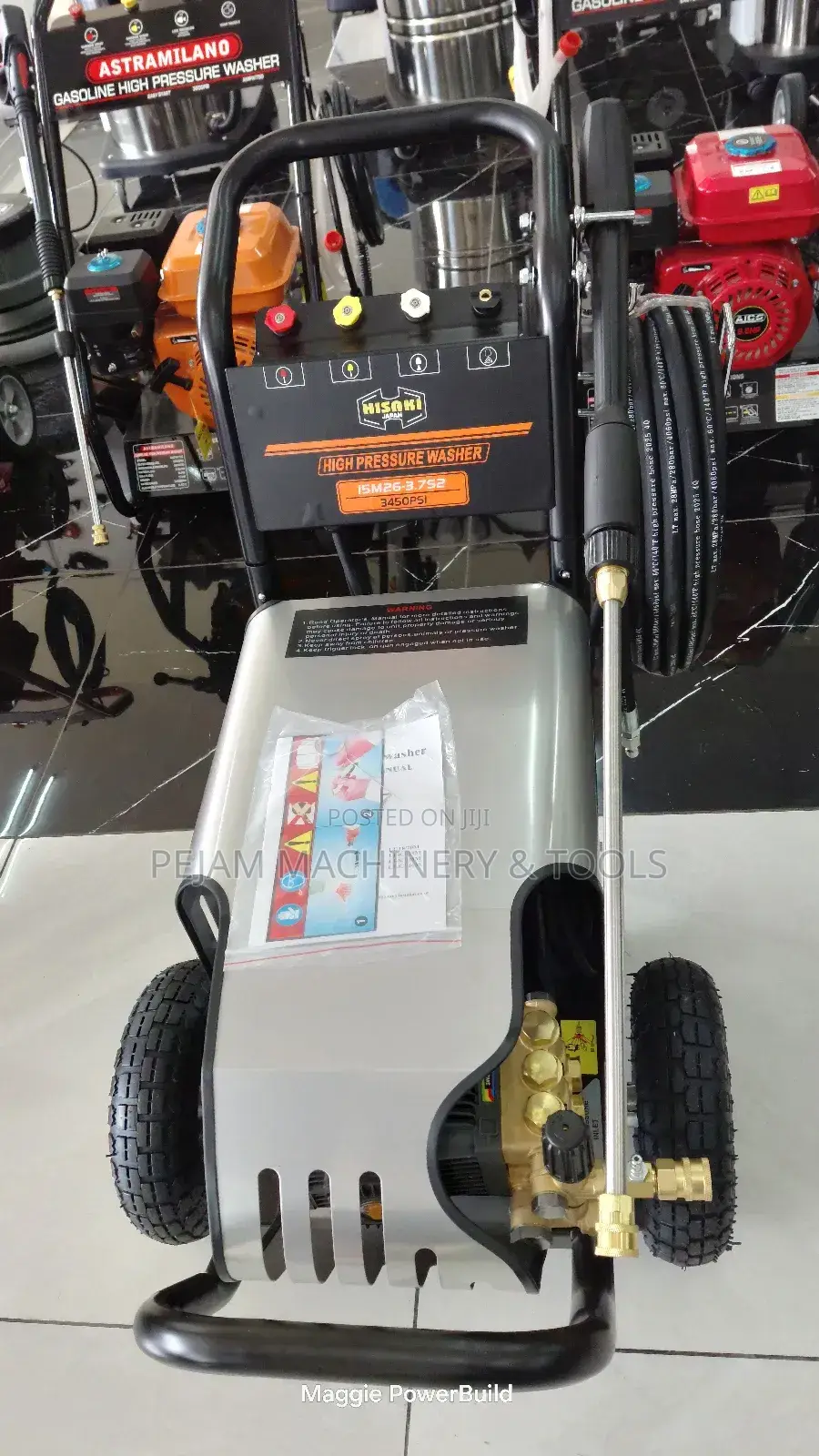 High-pressure Hisaki Japan 3450psi With 5hp Motor