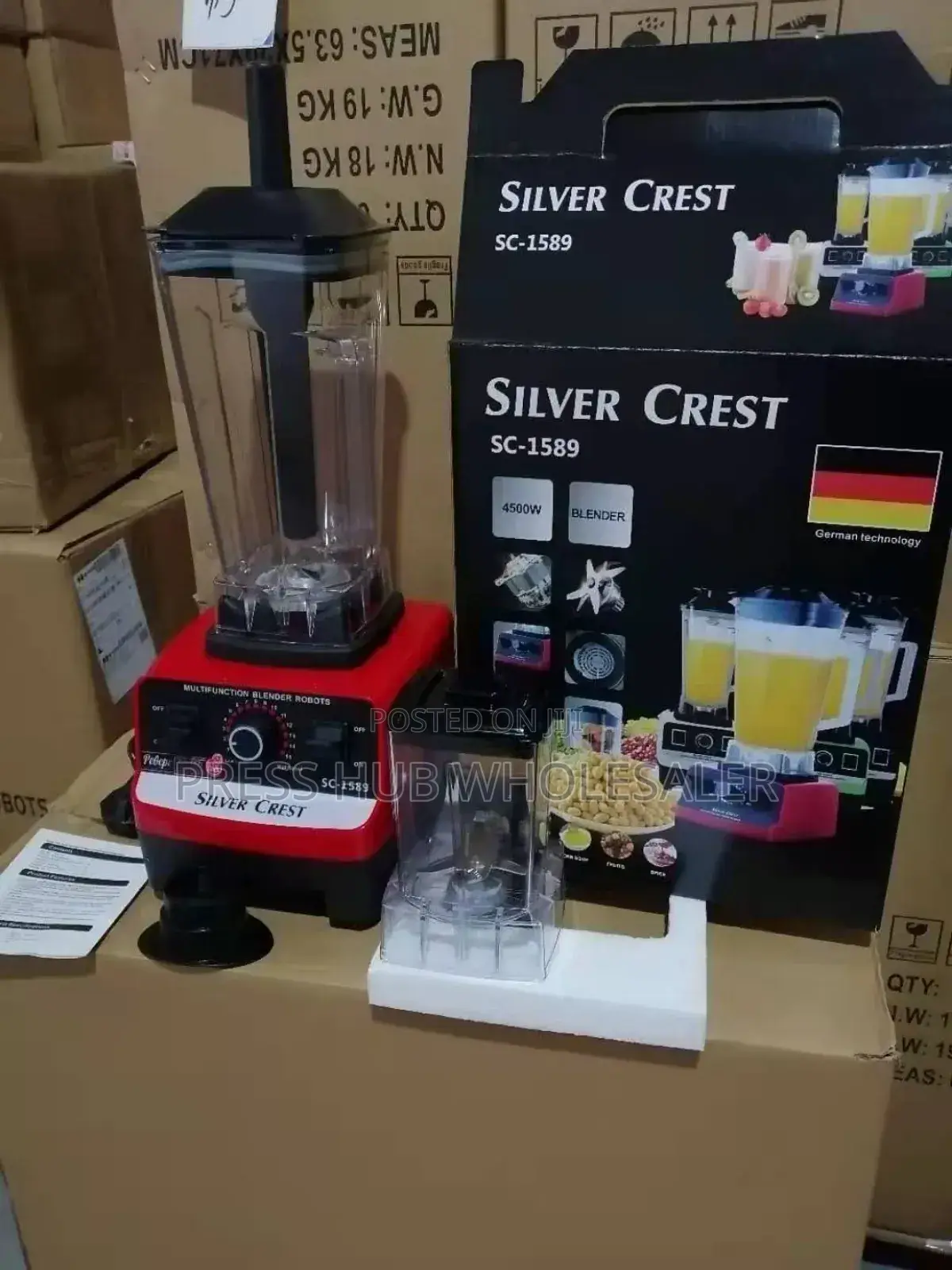 Silver Crest Sc-1589, Multifunctional Commercial Blender