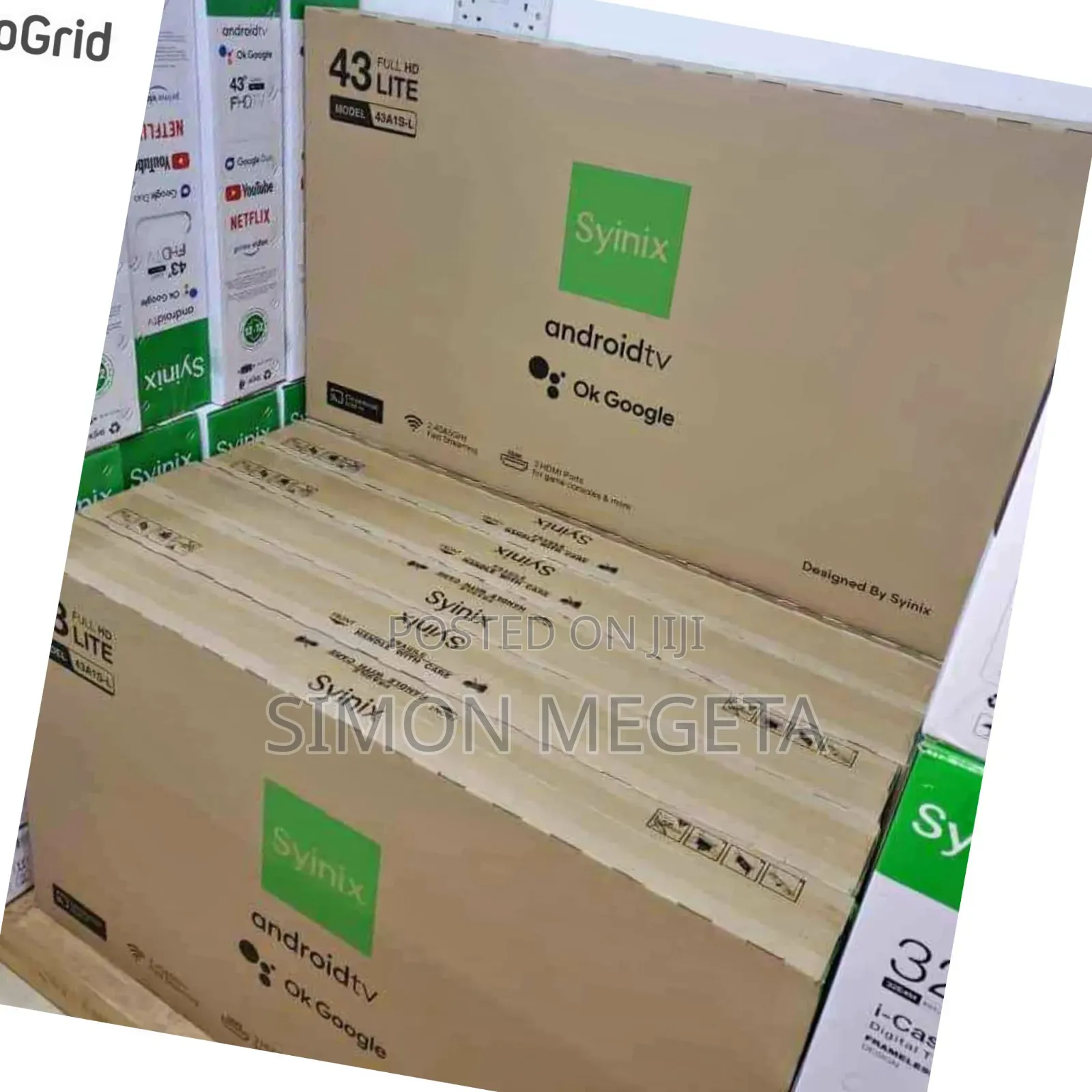 Restocked Synix 43 Inches Smart Tv