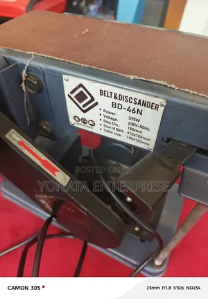 Belt and Disc Sanding Machine