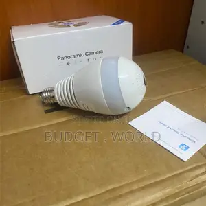 360° Rotating CCTV Bulb Camera – Auto Motion Tracking
