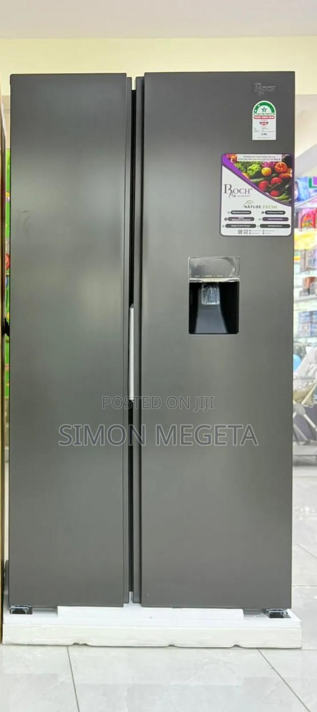 439l Roch Side-by-Side Refrigerator(Model Arfr-540sbw-B)Withdispenser.